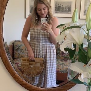 Aerie Smocked Midi Dress